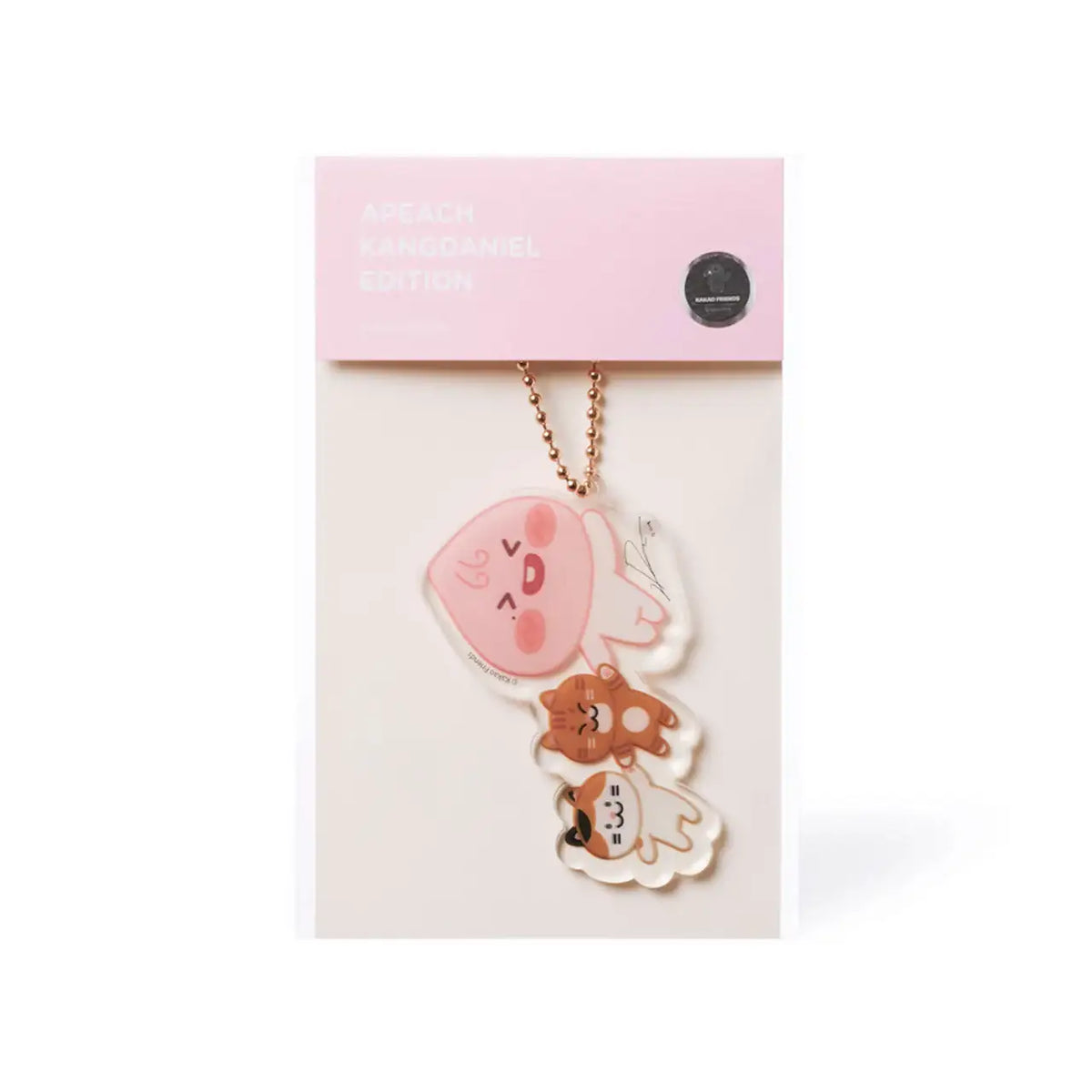Apeach x KangDaniel - Apeach Transparent Keyring - Apeach x KangDaniel - Accessories - Harumio
