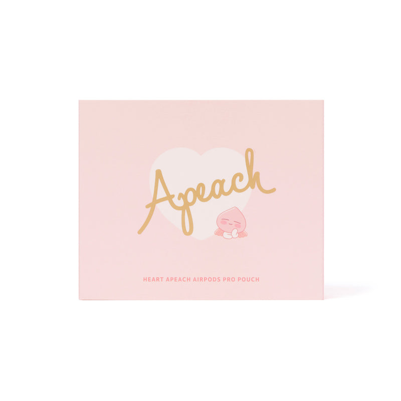 Kakao Friends - Heart Apeach AirPod Pro Pouch