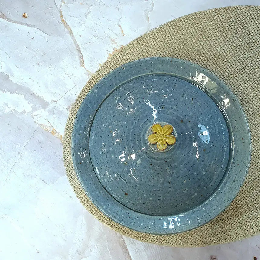 Bosan Pottery - Plum Blossom Porcelain Side Dish Bowl with Lid - Bosan Pottery - Home & Living, Accessories - Harumio
