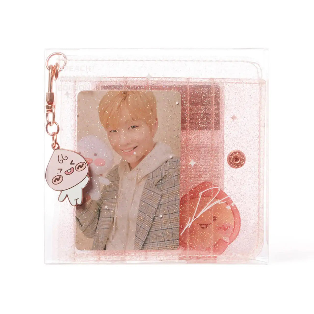 Apeach x KangDaniel - Apeach Glitter Card Wallet - Apeach x KangDaniel - Accessories - Harumio