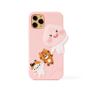 Apeach x KangDaniel - Apeach flying with Cats Phone Case - Apeach x KangDaniel - Accessories - Harumio