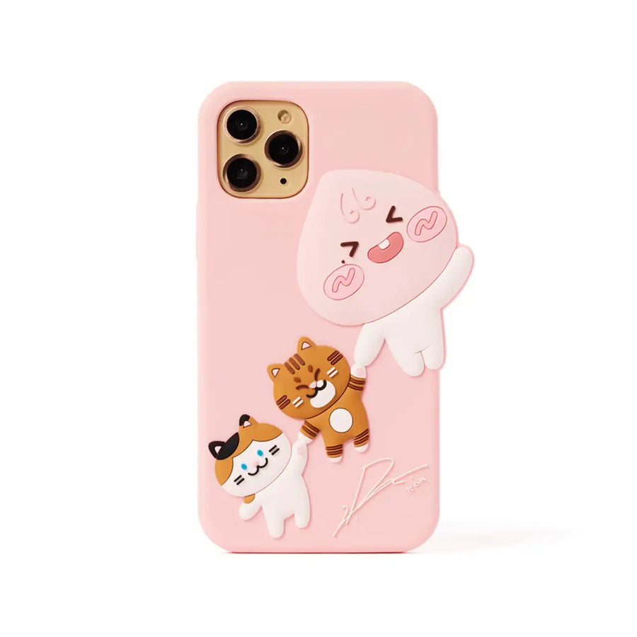 Apeach x KangDaniel - Apeach flying with Cats Phone Case - Apeach x KangDaniel - Accessories - Harumio