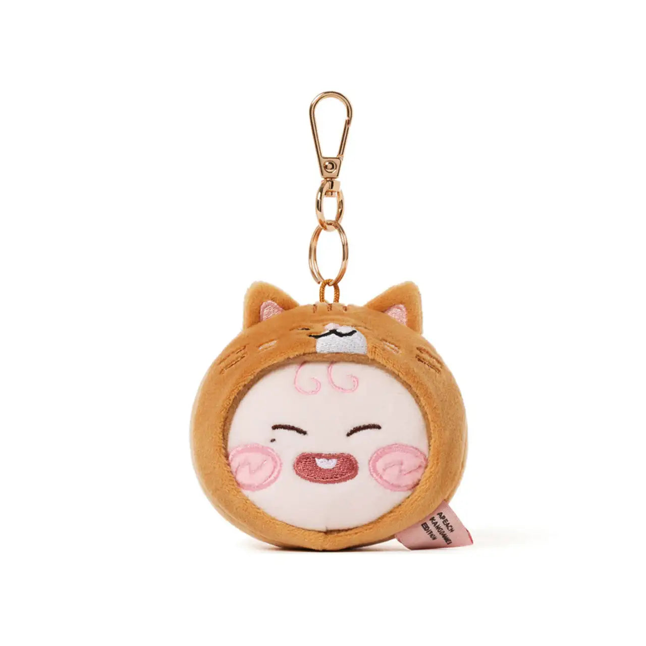Apeach x KangDaniel - Apeach Face Plush Keychain - Apeach x KangDaniel - Accessories - Harumio