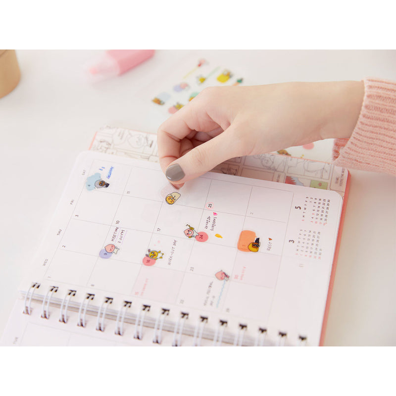 Kakao Friends - Happy Week Diary Deco Sticker