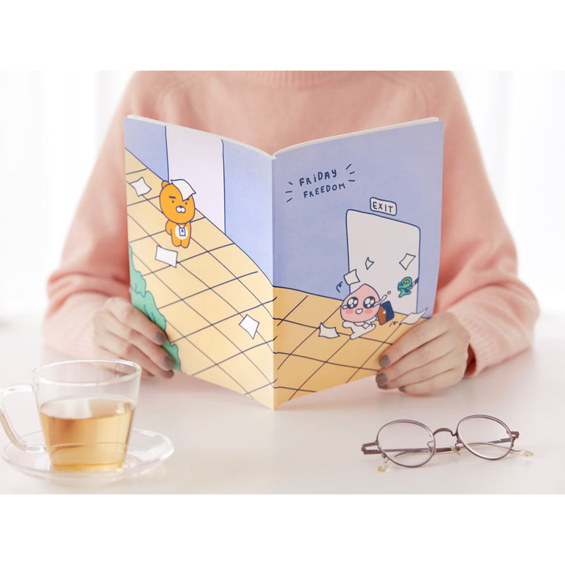 Kakao Friends - Happy Week Study Notebook