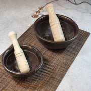 Bosan Pottery - Onggi Mortar with Pestle - Bosan Pottery - Home & Living, Accessories - Harumio