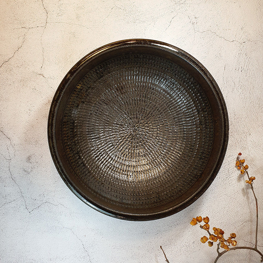 Bosan Pottery - Onggi Bowl with Pestle