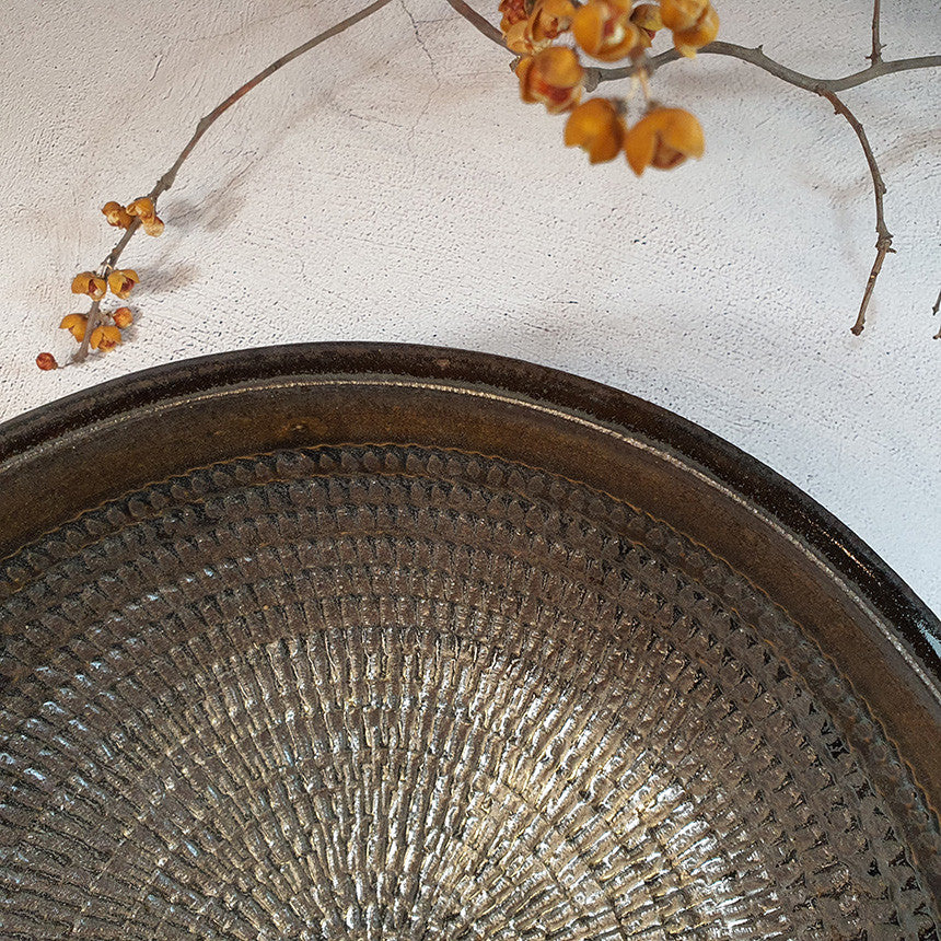 Bosan Pottery - Onggi Bowl with Pestle
