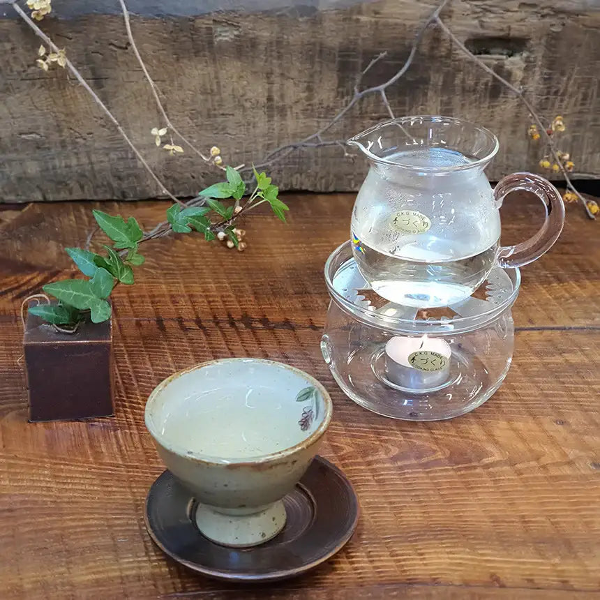 Bosan Pottery - Buncheong Dandelion Porcelain Tea Cup - Bosan Pottery - Home & Living, Accessories - Harumio