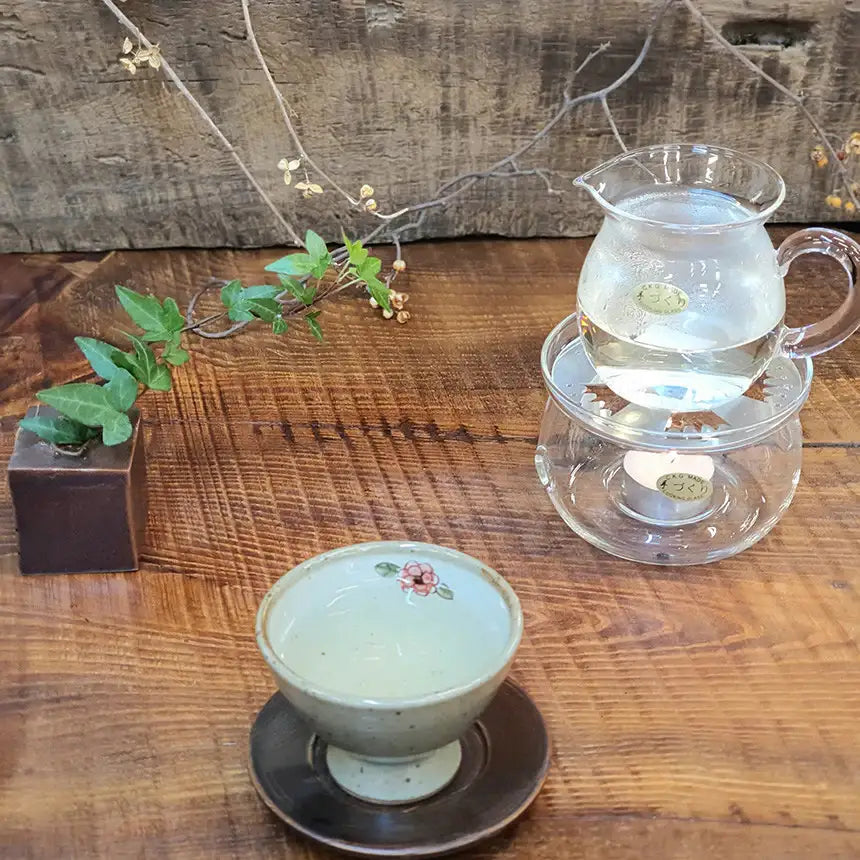 Bosan Pottery - Buncheong Dandelion Porcelain Tea Cup - Bosan Pottery - Home & Living, Accessories - Harumio