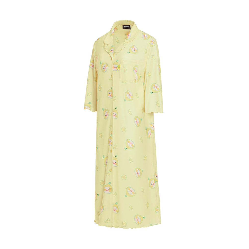 Kakao Friends - Lemon Terrace Apeach Dress Pajamas