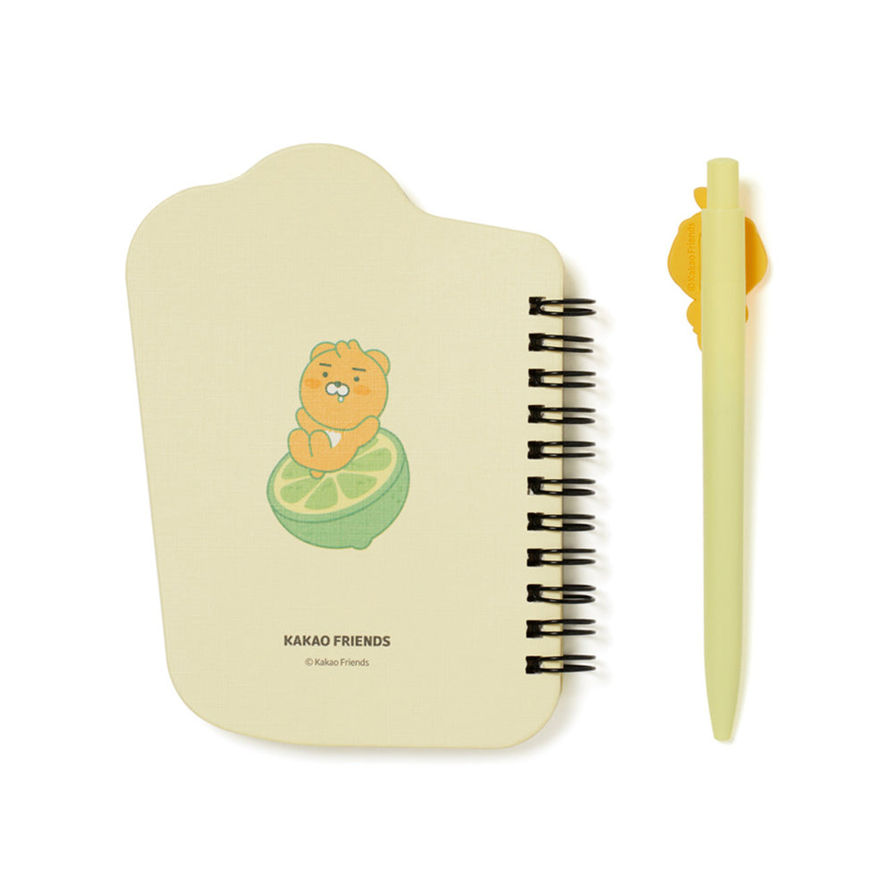 Kakao Friends - Lemon Terrace Notepad and Pen Set