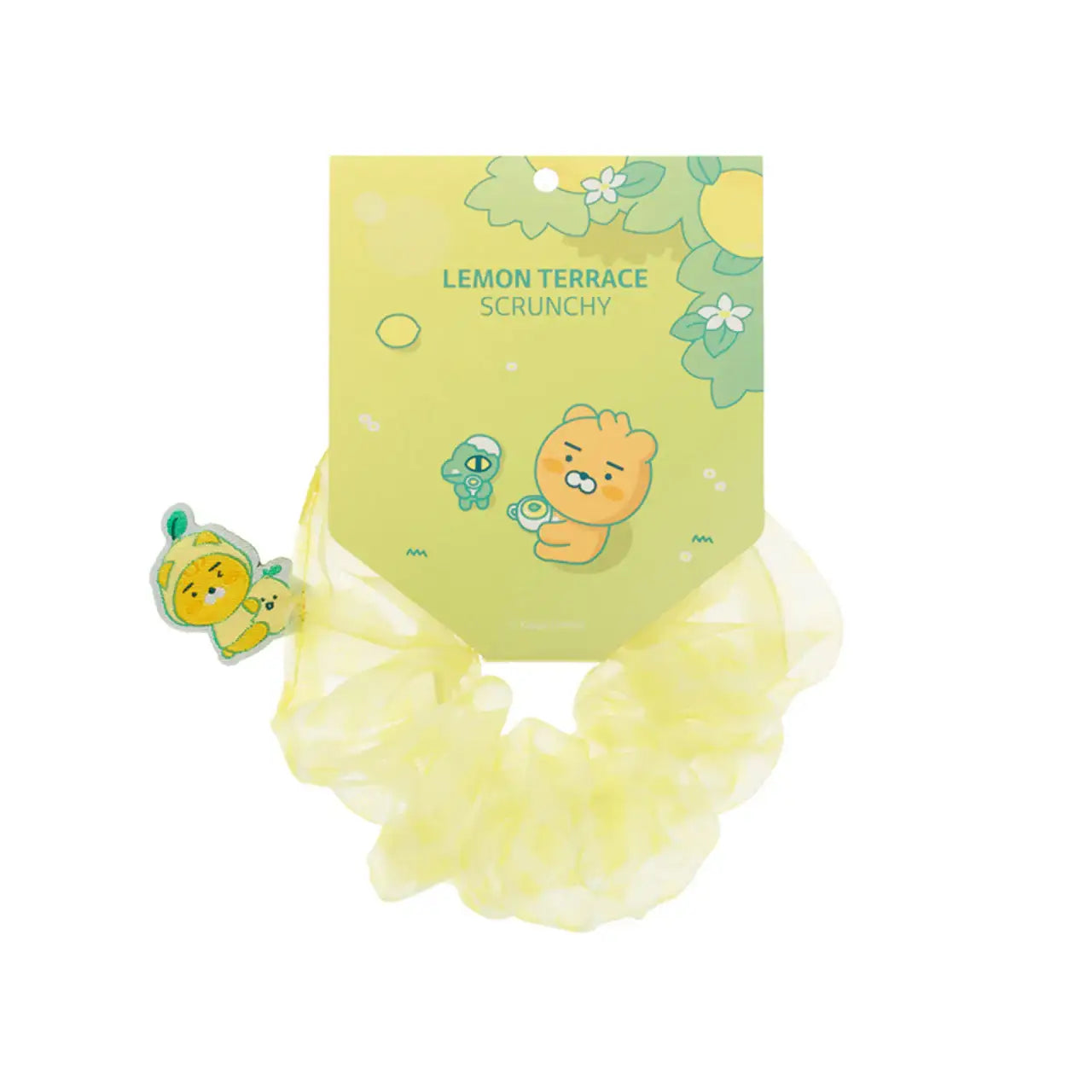 Kakao Friends - Lemon Terrace Scrunchy - Kakao Friends - Accessories - Harumio