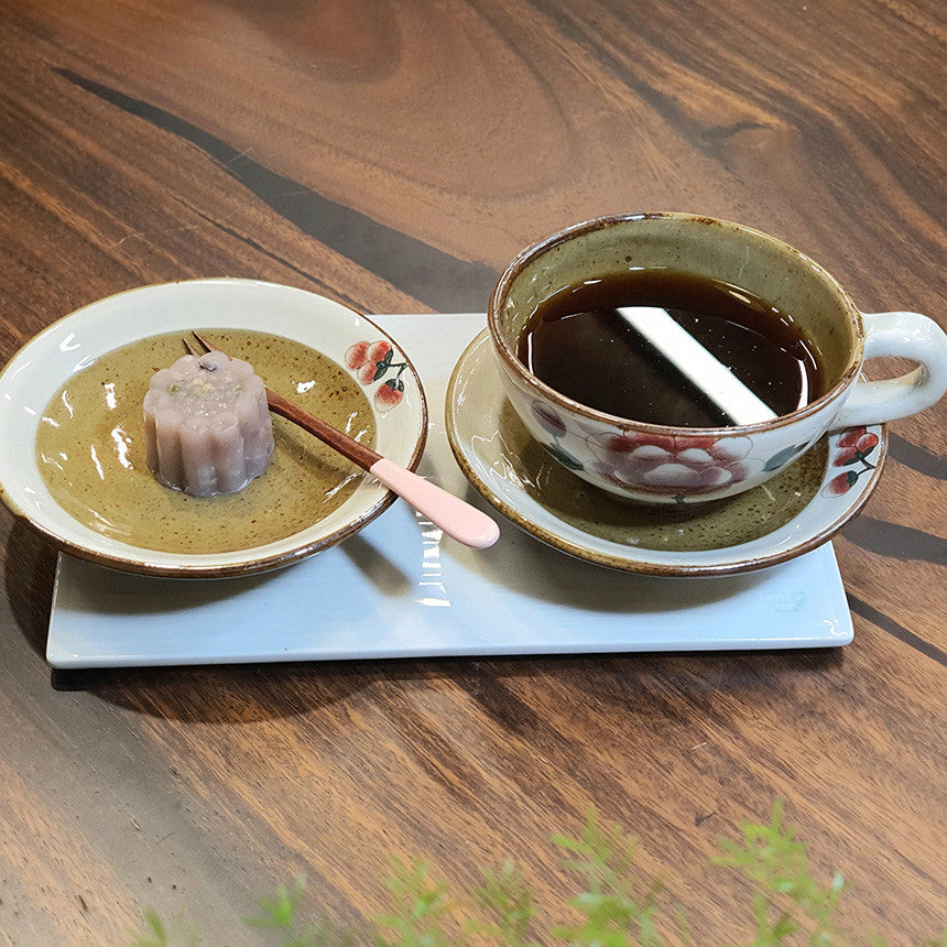 Bosan Pottery - Buncheong Mokdan Porcelain Cafe Latte Cup Set
