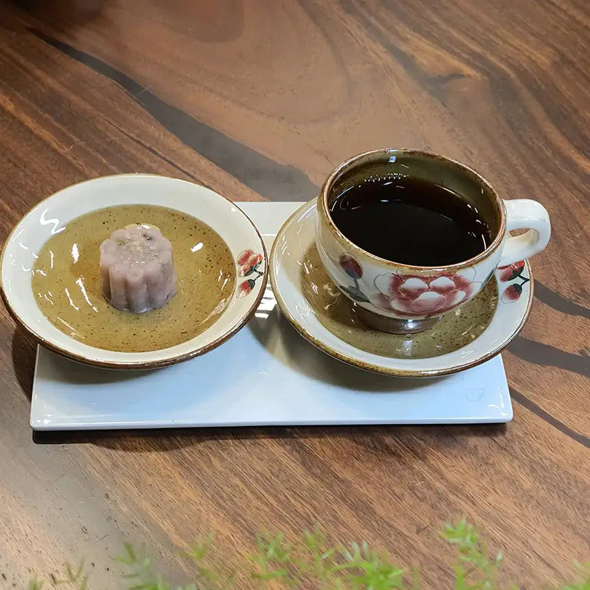 Bosan Pottery - Buncheong Mokdan Porcelain Tea Cup Set - Bosan Pottery - Home & Living, Accessories - Harumio