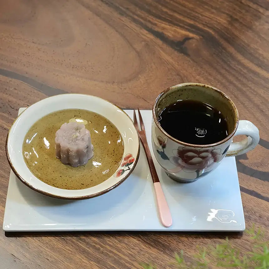 Bosan Pottery - Buncheong Mokdan Handmade Ceramic Mug - Bosan Pottery - Home & Living, Accessories - Harumio