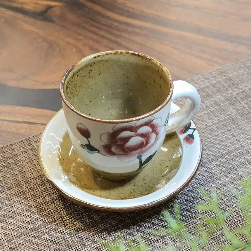 Bosan Pottery - Buncheong Mokdan Handmade Ceramic Mug - Bosan Pottery - Home & Living, Accessories - Harumio