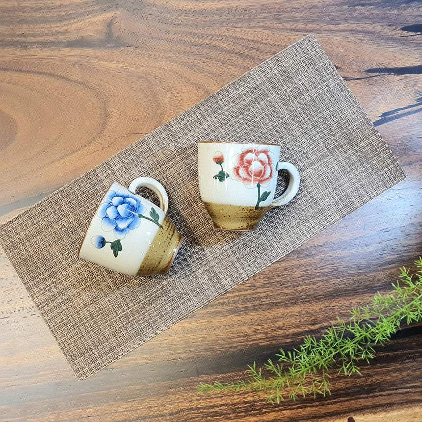 Bosan Pottery - Buncheong Mokdan Handmade Ceramic Mug - Bosan Pottery - Home & Living, Accessories - Harumio
