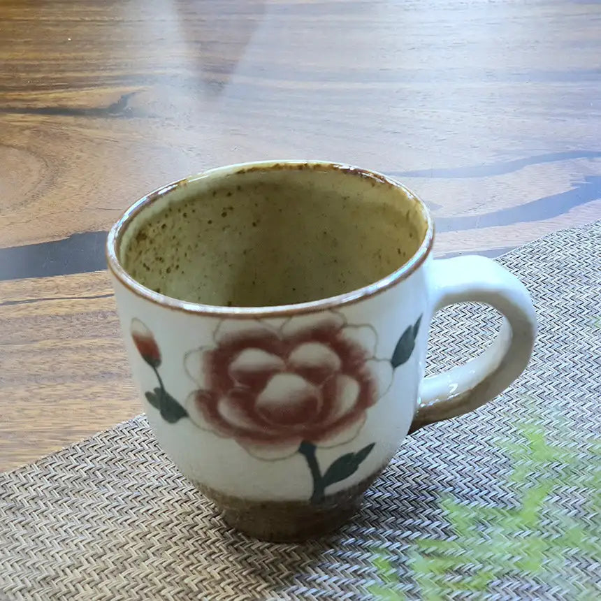 Bosan Pottery - Buncheong Mokdan Handmade Ceramic Mug - Bosan Pottery - Home & Living, Accessories - Harumio