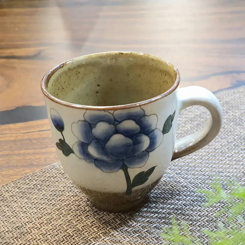 Bosan Pottery - Buncheong Mokdan Handmade Ceramic Mug - Bosan Pottery - Home & Living, Accessories - Harumio