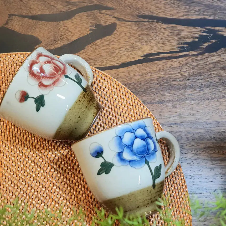 Bosan Pottery - Buncheong Mokdan Handmade Ceramic Mug - Bosan Pottery - Home & Living, Accessories - Harumio