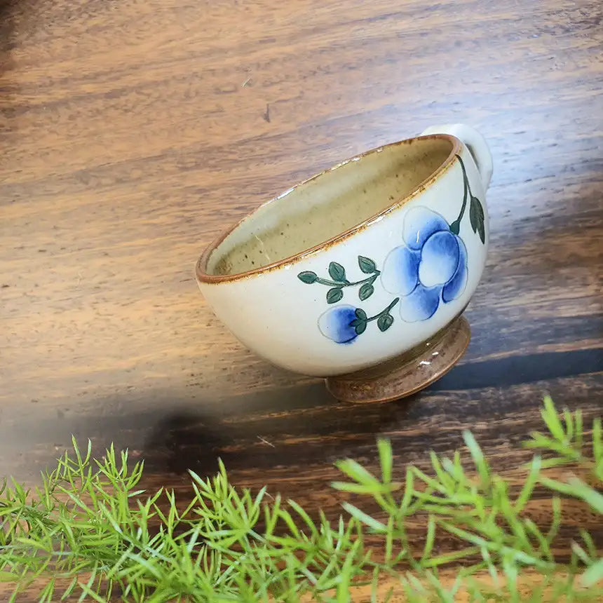 Bosan Pottery - Buncheong Mokdan Peak Porcelain Coffee Cup Set - Bosan Pottery - Home & Living, Accessories - Harumio