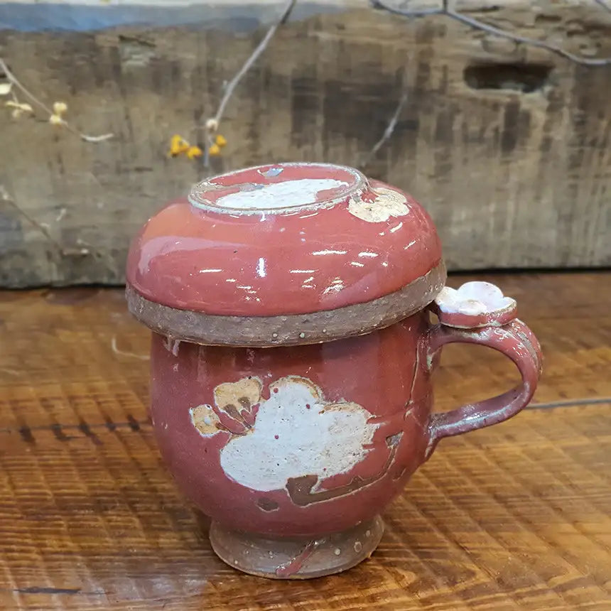 Bosan Pottery - Azalea Porcelain Strainer Mug with Lid Set - Bosan Pottery - Home & Living, Accessories - Harumio