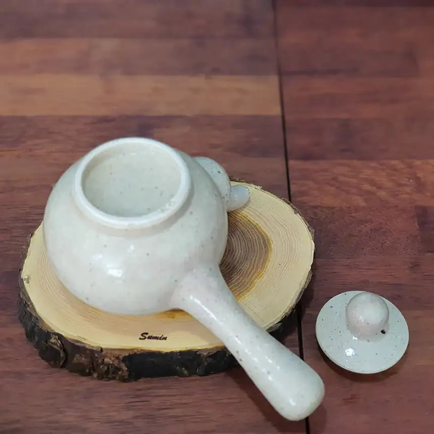 Bosan Pottery - Buncheong Momiji Porcelain Traditional Tea Set - Bosan Pottery - Home & Living, Accessories - Harumio