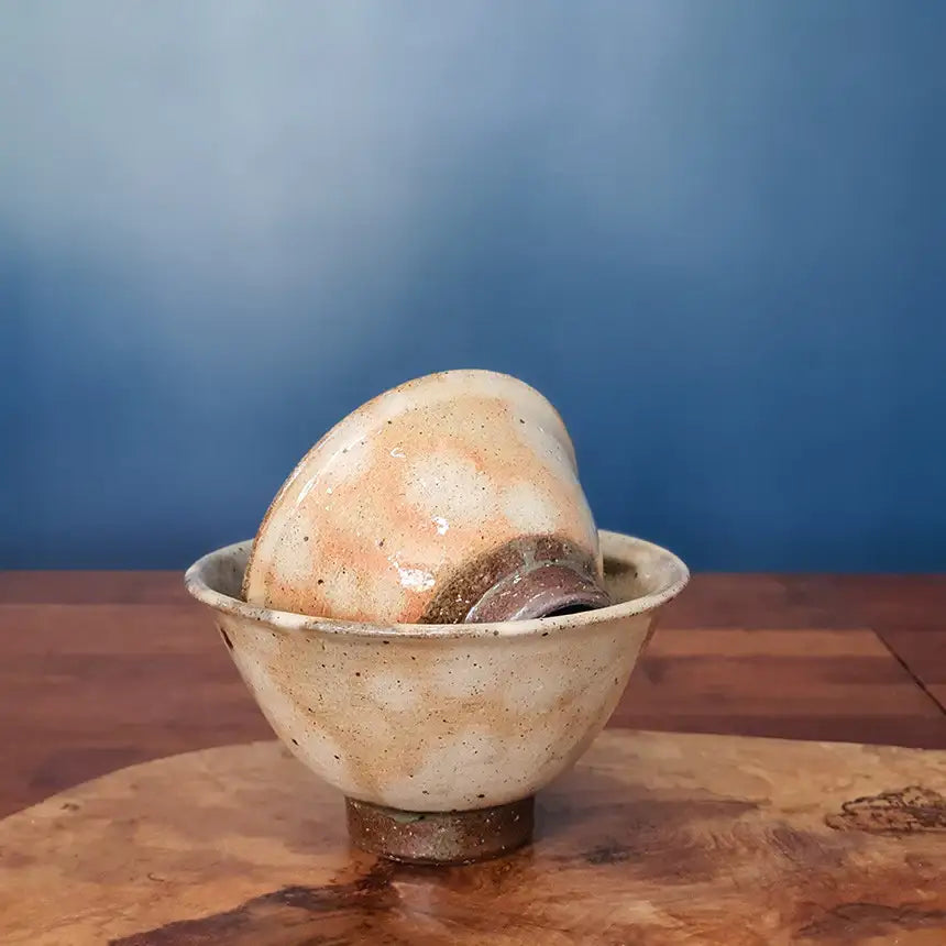 Bosan Pottery - Buncheong Momiji Traditional Tea Cup - Bosan Pottery - Home & Living, Accessories - Harumio