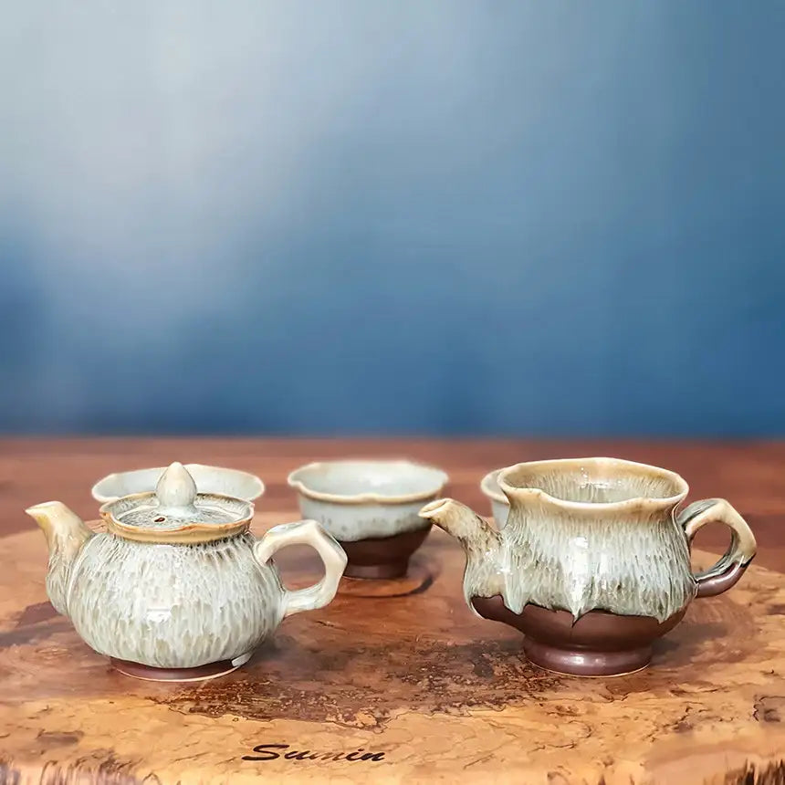 Bosan Pottery - Cheonmok Traditional Tea Cup Set - Bosan Pottery - Home & Living, Accessories - Harumio