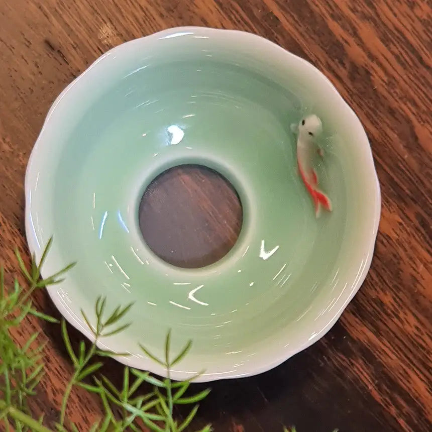 Bosan Pottery - Fish Porcelain Tea Strainer - Bosan Pottery - Home & Living, Accessories - Harumio