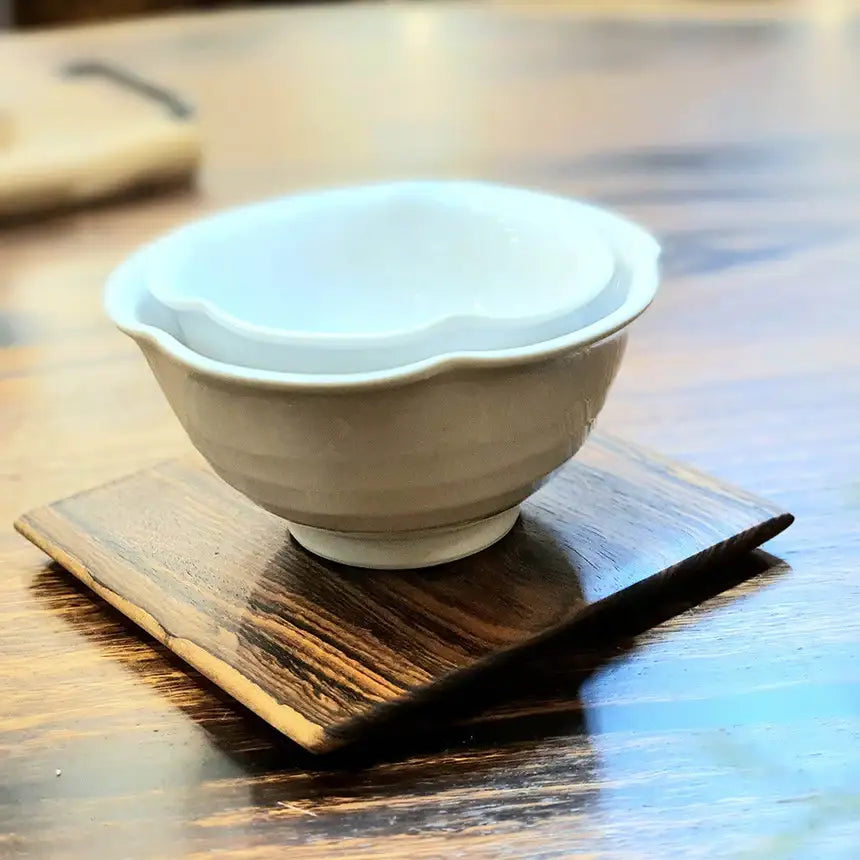 Bosan Pottery - Kite Lotus Porcelain Tea Cup Set - Bosan Pottery - Home & Living, Accessories - Harumio