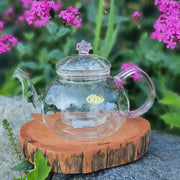 Bosan Pottery - Pink Rose Glass Round Teapot - Bosan Pottery - Home & Living, Accessories - Harumio