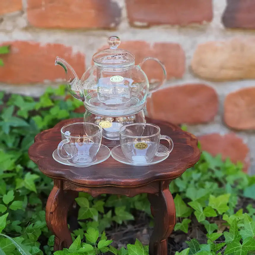 Bosan Pottery - Glass Tube Round Teapot with Sieve - Bosan Pottery - Home & Living, Accessories - Harumio