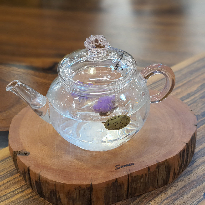 Bosan Pottery - Pink Rose Glass Teapot