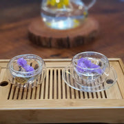 Bosan Pottery - Double Glass Cup Set With no Handle - Bosan Pottery - Kitchenware - Harumio