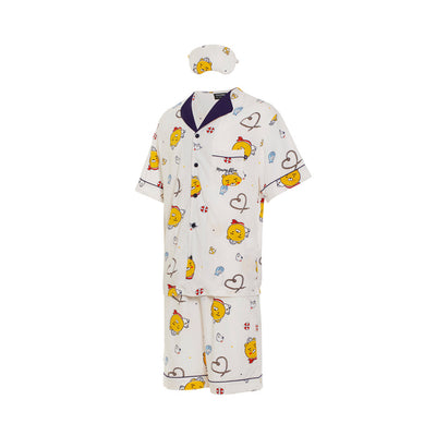 Kakao Friends - Marine Ryan Short Sleeve Men Pajamas Set