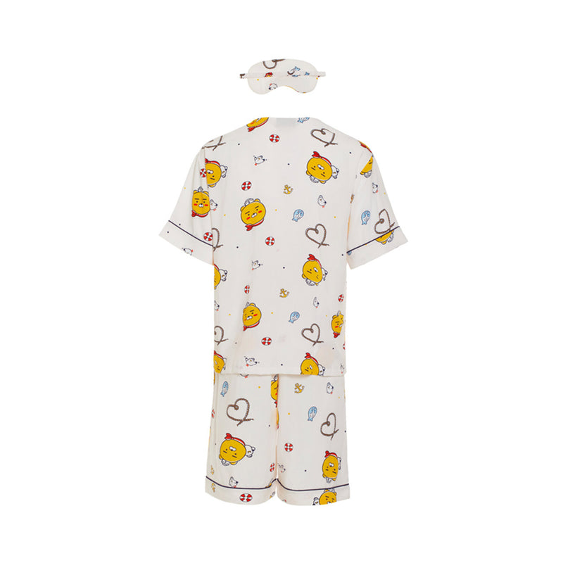 Kakao Friends - Marine Ryan Short Sleeve Men Pajamas Set