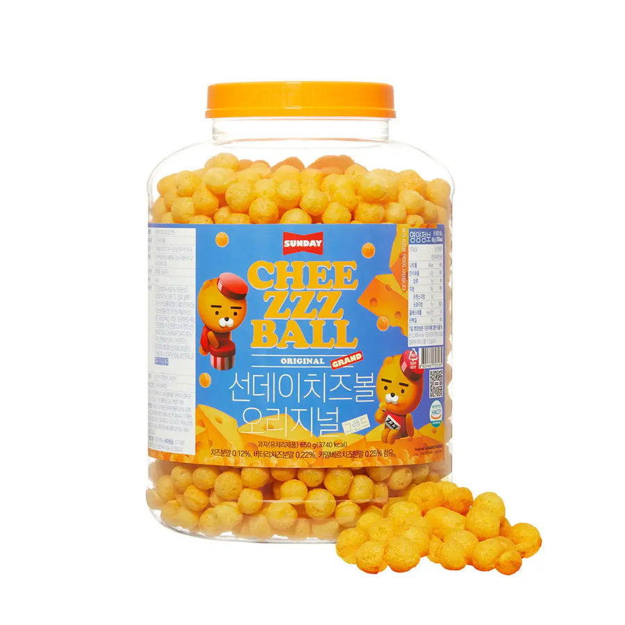 Kakao Friends - Ryan Sunday Original Cheezzz Ball (Grand 650g) - Kakao Friends - Food - Harumio