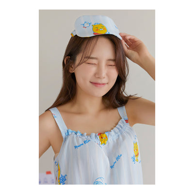 Kakao Friends - Marine Ryan Women Sleeveless Puffy Pajamas Set