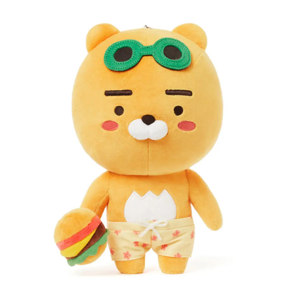 Kakao Friends - Ryan Beach Pub Reversible Hamburger Plush Doll - Kakao Friends - Plush - Harumio