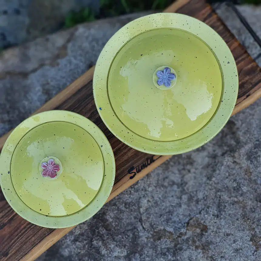 Bosan Pottery - Plum Blossom Porcelain Side Dish Bowl with Lid - Bosan Pottery - Home & Living, Accessories - Harumio