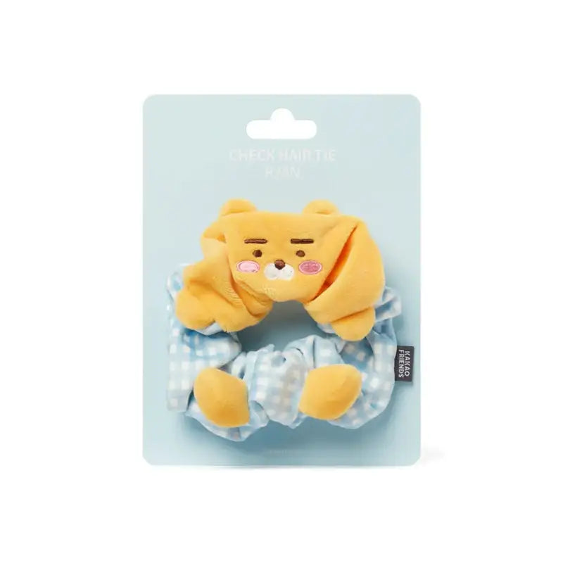 Kakao Friends - Check Pattern Scrunchies