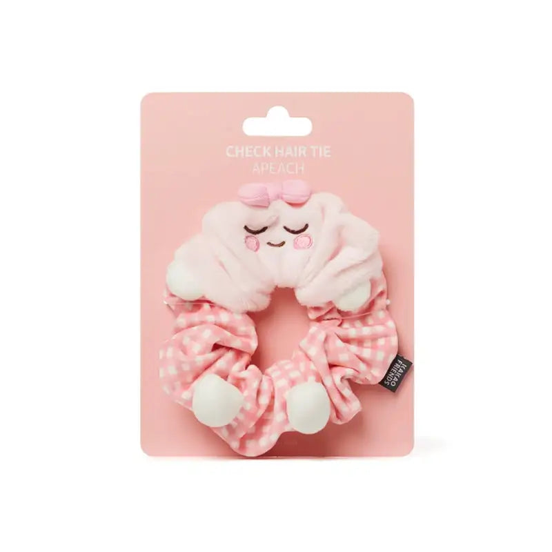 Kakao Friends - Check Pattern Scrunchies - Kakao Friends - Accessories - Harumio