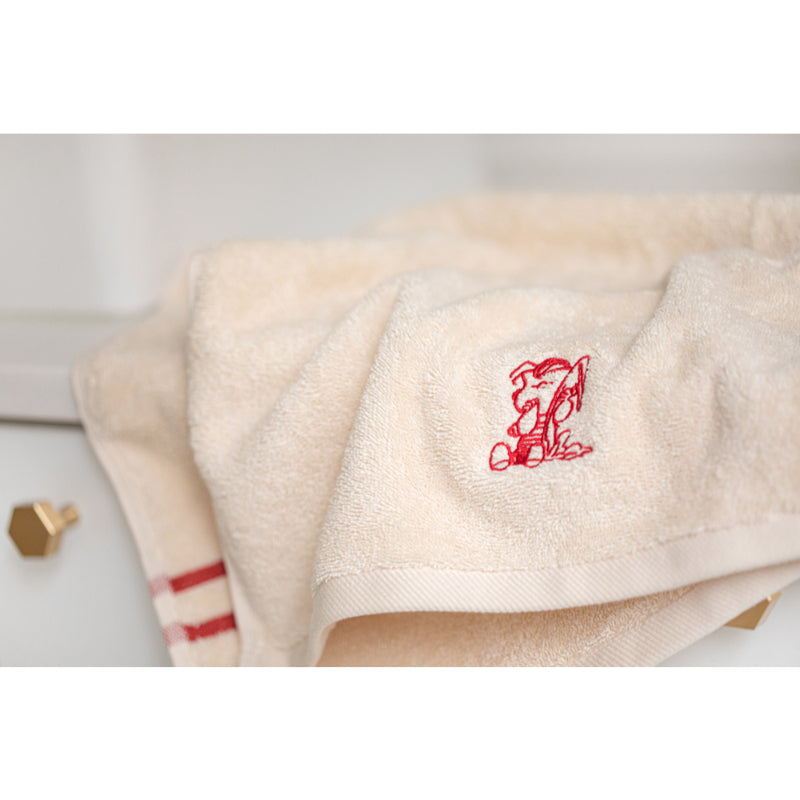 Peanuts x 10x10 - Snoopy Embroidered Towel Set