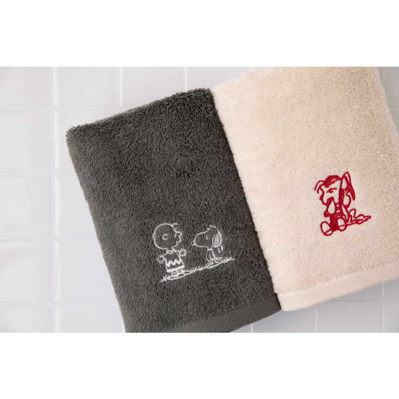 Peanuts x 10x10 - Snoopy Embroidered Towel Set