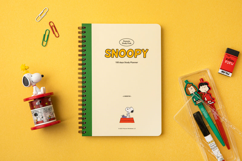Peanuts x 10x10 - Study Planner