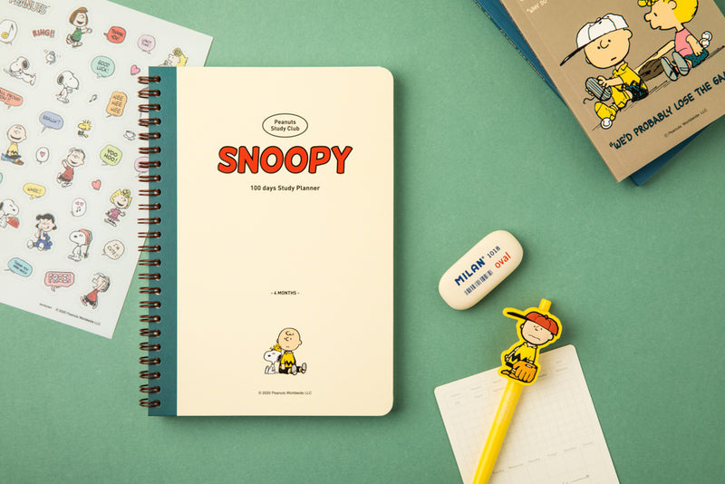 Peanuts x 10x10 - Study Planner