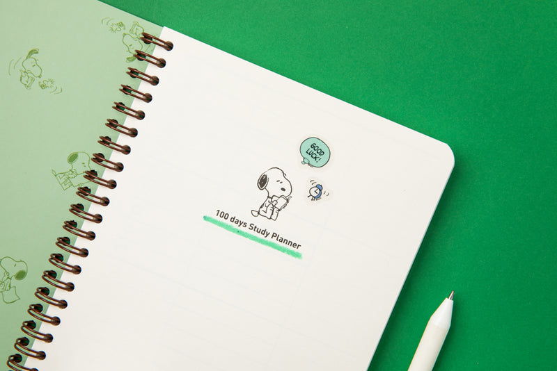 Peanuts x 10x10 - Study Planner