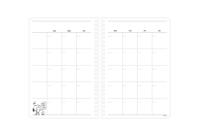 Peanuts x 10x10 - Study Planner